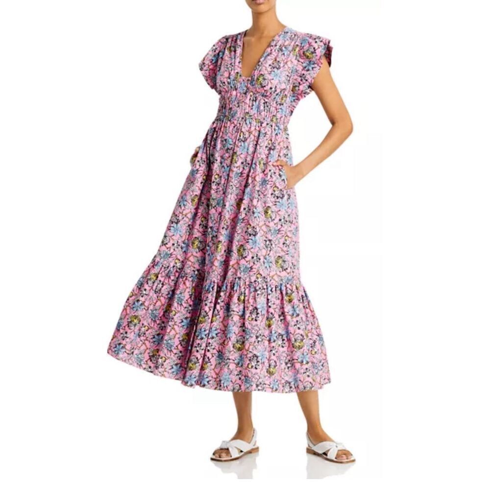 Derek Lam 10 Crosby Greta Ruffle Sleeve Dress NWT Size 14